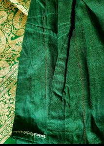 Beautiful Rani pink silk saree