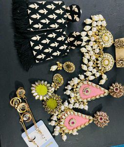 Hand Made Earrings 5 Pair Combo