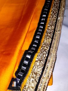 Beautiful Yellow Saree For Haldi