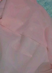 Baby Pink Three Piece Dress With Very Soft Cloth