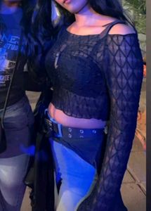 Black Long Sleeve Top