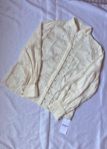 Elegant Jacquard Long Sleeved Shirt