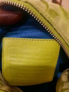 Coach Green Signature Hobo Bag