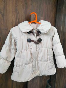 Stylish Cute Beige Kids Jacket