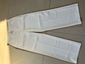 White Wide Leg Trousers