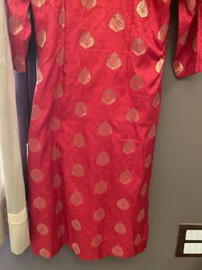 Collar Silk Kurta