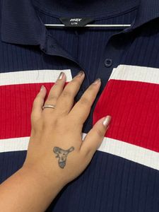 Striped Polo Top
