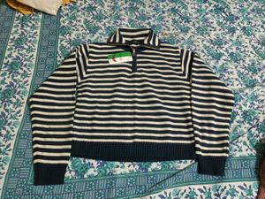 Striped Knit Sweater