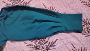 Emerald Green Long Sleeve Blouse