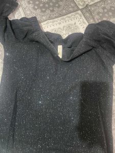 Sparkly Black Party Top
