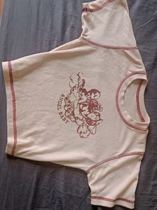 women baby tee cropped top