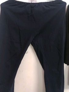 Black Embroidered Lounge Set,Used Slightly,3/4rth