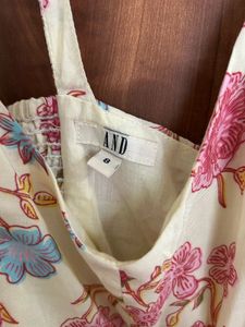 Cross Strap Cream Top