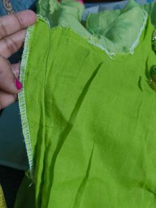 Green Suit With Gota Dupatta(teej Special)