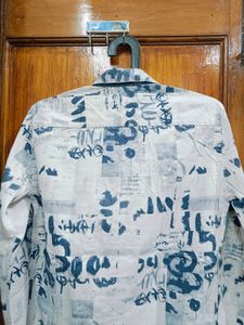 🇳🇿💫🔥 Abstract Print Button-Down Shirt