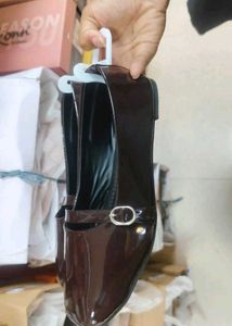 Coffee Brown Marry Jane Flats