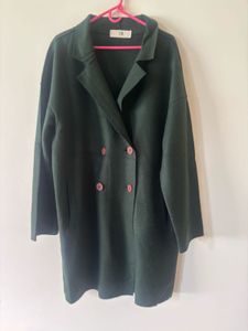 Drop Shoulder Loose Fit Coat