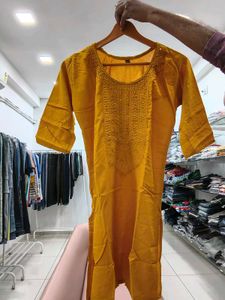 Elegant Mustard Kurta