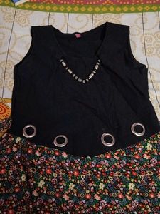 Black Floral Dress