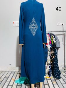 Beautiful Blue Embroidered Kurta