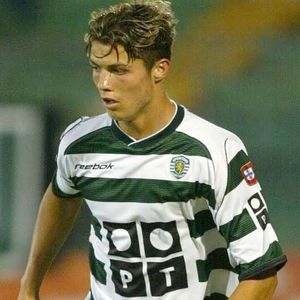 Sporting cp 2002 ronaldo 1st club football jersey