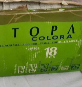 PASABAHCE TOPAZ SET OF 18 GLASSES