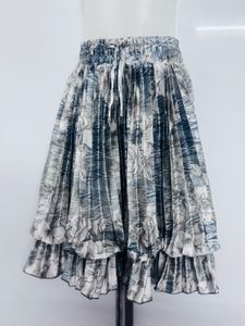 Floral Pleated Skirt