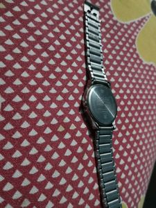 Sonata Silver Watch
