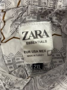 Zara Patterned Short Sleeve Shirt