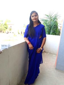 Blue Casual Top