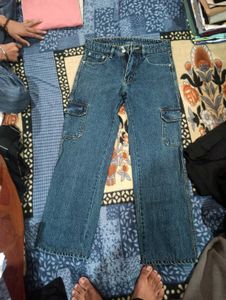 Cargo Denim Jeans