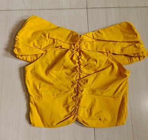Off Shoulder Crop Top