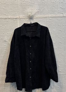 🇺🇸 Shein Imported Corduroy Button-Up Shirt