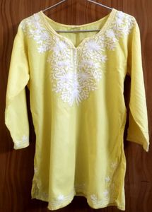 2 Set Of Top/ Kurti Chikan-karhai