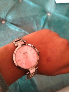 Silver-Tone Women&#39;s Watch