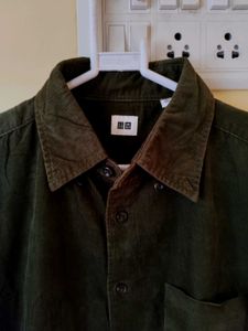 Exclusive Unisex Olive Green Corduroy Shirt 💚