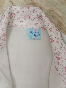 3-4yr Baby Girl 3 Piece Skirts,Top And Jacket Set