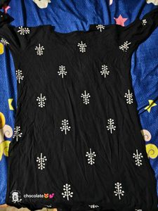 Black Printed Kurta🖤