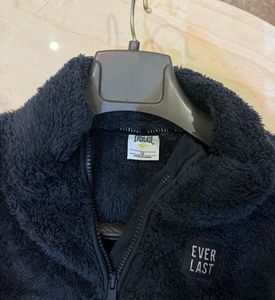 Cozy Fuzzy Quarter-Zip Pullover