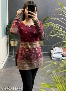 long sleeve short kurti 💓