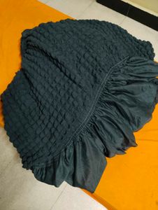 Textured Sofa Cover Ash Grey Condition Good