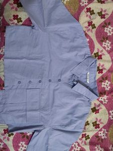 Lilac Cropped Blouse