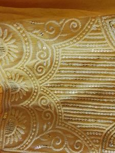 Yellow Embroidered Dress