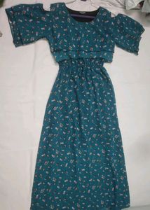 Printed Long Dress
