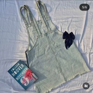 Denim Skirt Dungaree