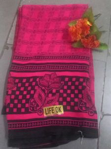 Synthetic Daiky Wear Saree