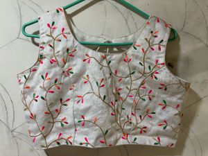 Embroidered Floral Blouse