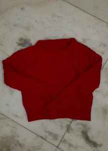 Red Woolen Sweater❤️
