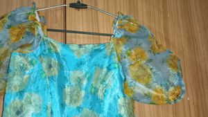 Organza Floral Dress