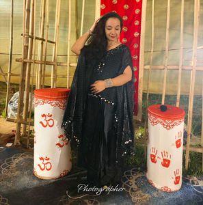Elegant Black indo-western